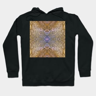 Stone Pattern in Brown and Blue Hoodie